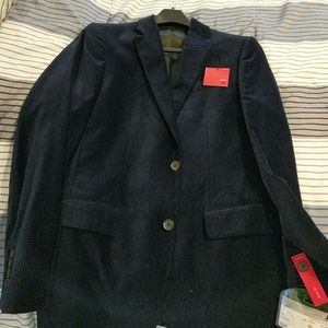 Men's Slim Fit Velvet Coat